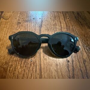 Burberry Black Round Sunglasses